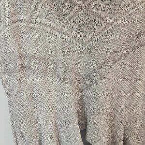 Tan Colored Open Cardigan